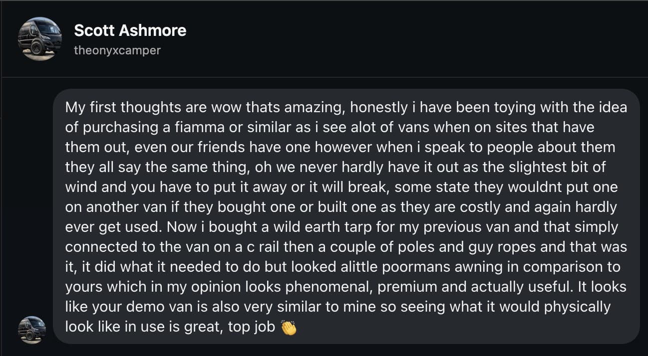 Feedback — Scott Ashmore
